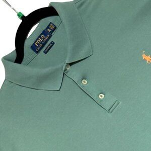 Polo Ralph Lauren Mens XL Classic Fit Soft Green Polo Shirt Excellent